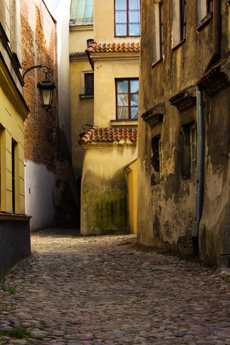 Zabytkowe uliczki w Lublinie na Starym Mieście